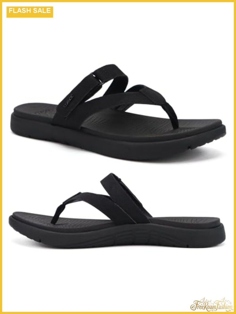 Orthopedic Arch Support Flip Flops Cushioned Yoga Mat Footbed Memory Foam